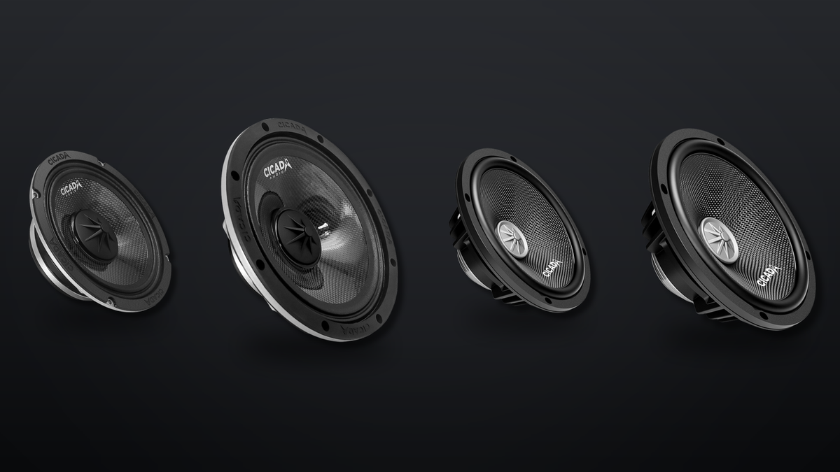 Cicada CXXM vs CM-X Mid-Bass Speakers: Kevlar or Carbon Matrix?