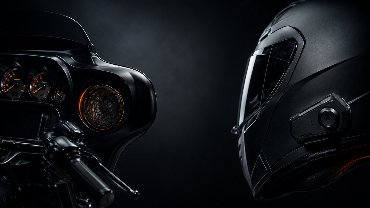 Bike Speakers vs Helmet Comms for Touring: Which Do You Actually Need?