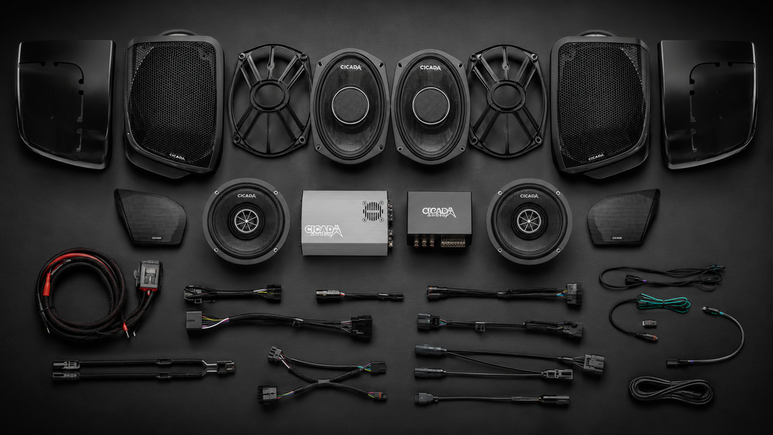 The Complete Guide to Cicada Audio for Harley Touring — Speakers, Amps, DSP and Kits