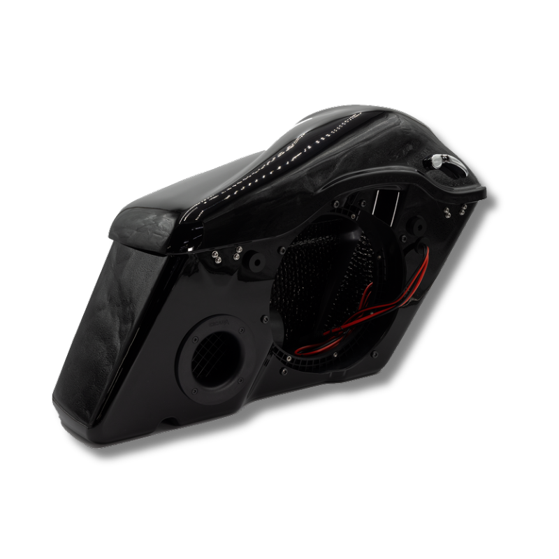 Cicada Audio 14HDBAG10LID8 — Saddlebag System with 10″ Bag & 8″ Lid Cutouts (2014–2023 Harley Touring)