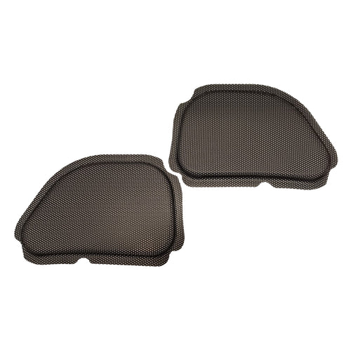 1998–2013 Road Glide Stamped Steel Fairing Speaker Grilles — OEM-Style Replacement