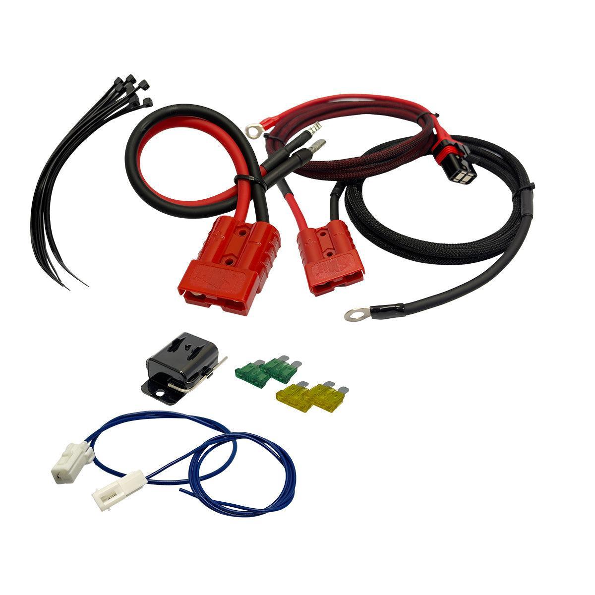8-Gauge Premium Fairing-Mounted Amp Power Harness with Disconnect