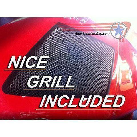 Aggressor Pro 80 – Single 8″ Woofer Mount Kit for Harley Saddlebags