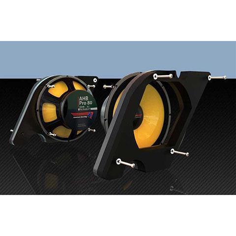 Aggressor Pro 80 – Single 8″ Woofer Mount Kit for Harley Saddlebags