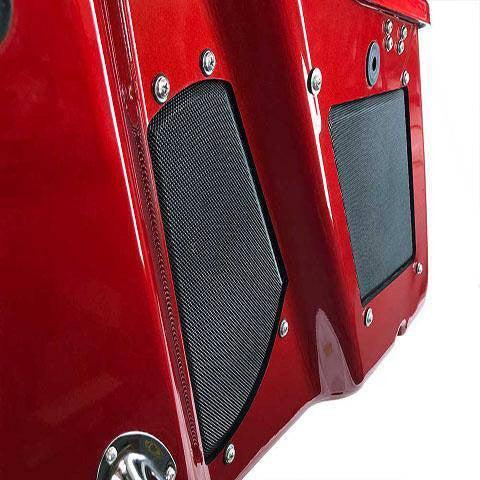 Aggressor Pro 880 – Twin 8″ Woofer Mounts for Harley Saddlebags