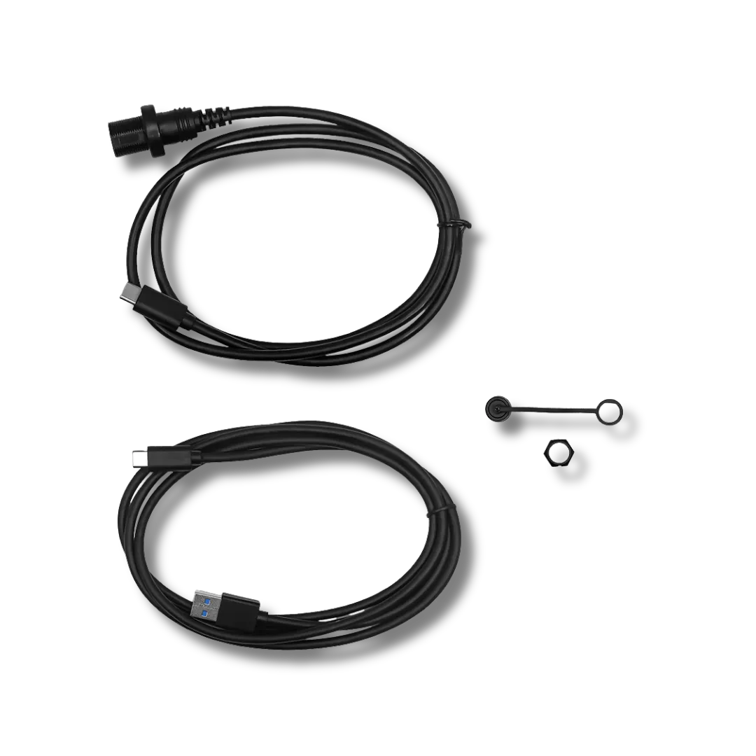 Cicada Audio C2C90 90° USB-C adapter and waterproof extension cable