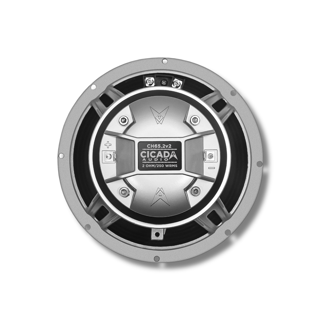 Cicada Audio CH65.4V2 — 6.5″ Horn Coaxial Motorcycle Speakers (4Ω)