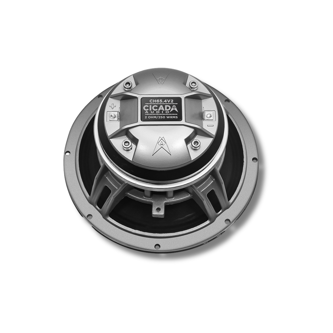 Cicada Audio CH65.4V2 — 6.5″ Horn Coaxial Motorcycle Speakers (4Ω)