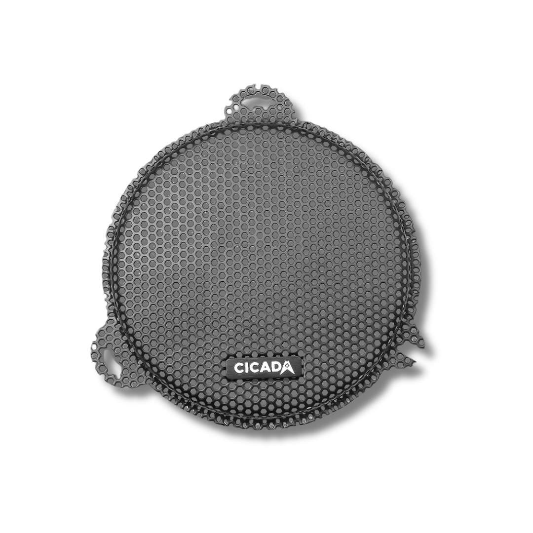 Cicada Audio CHDSGG — 6.5″ Replacement Round Speaker Grilles for 2014–2023 Street Glide (Pair)