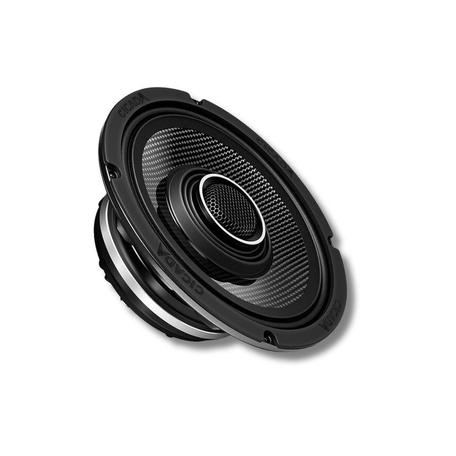 Cicada Audio CHX65.2PRO – 6.5" PRO Coaxial Horn Motorcycle Speakers (2Ω, N45SH Neodymium, Pair)