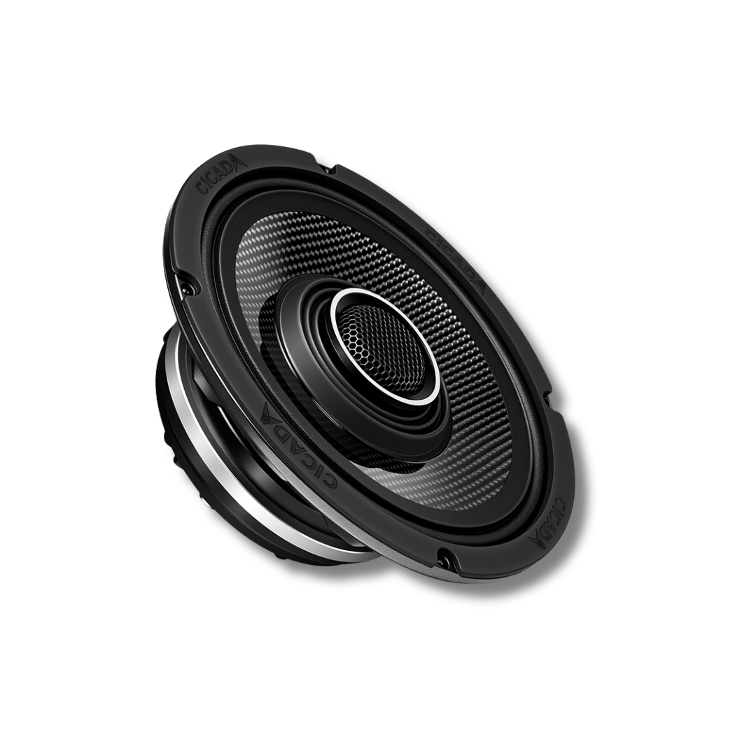 Cicada Audio CHX65.4PRO – 6.5" PRO Coaxial Horn Motorcycle Speakers (4Ω, N45SH Neodymium, Pair)