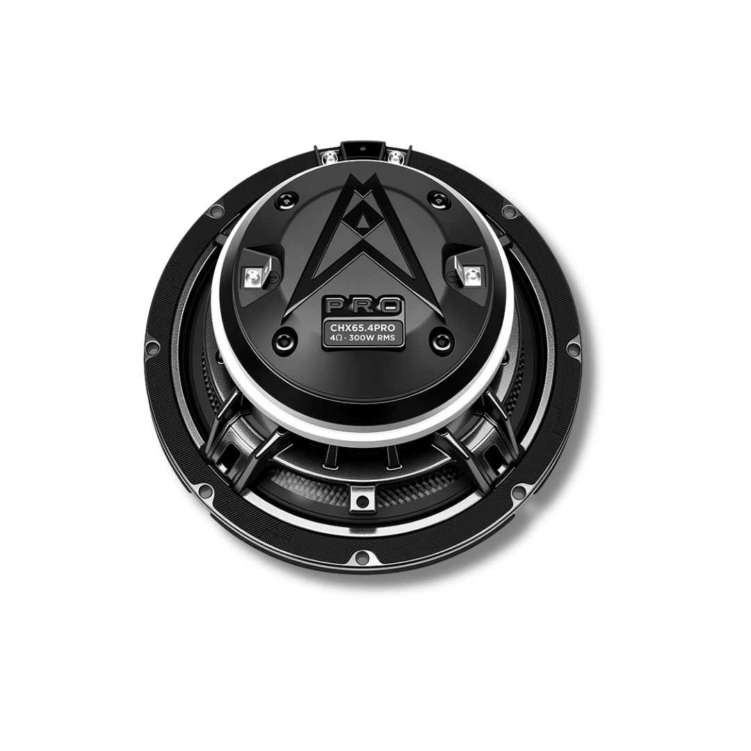 Cicada Audio CHX65.4PRO – 6.5" PRO Coaxial Horn Motorcycle Speakers (4Ω, N45SH Neodymium, Pair)
