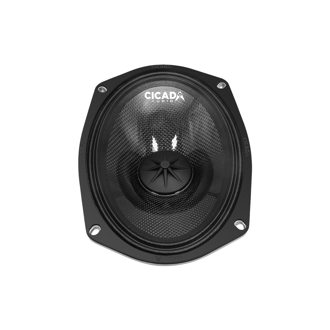Cicada Audio 24CXK69.4 — 6×9" Mid-Bass Component Speaker Kit for 2024+ Harley Touring Saddlebag Builds (4Ω)