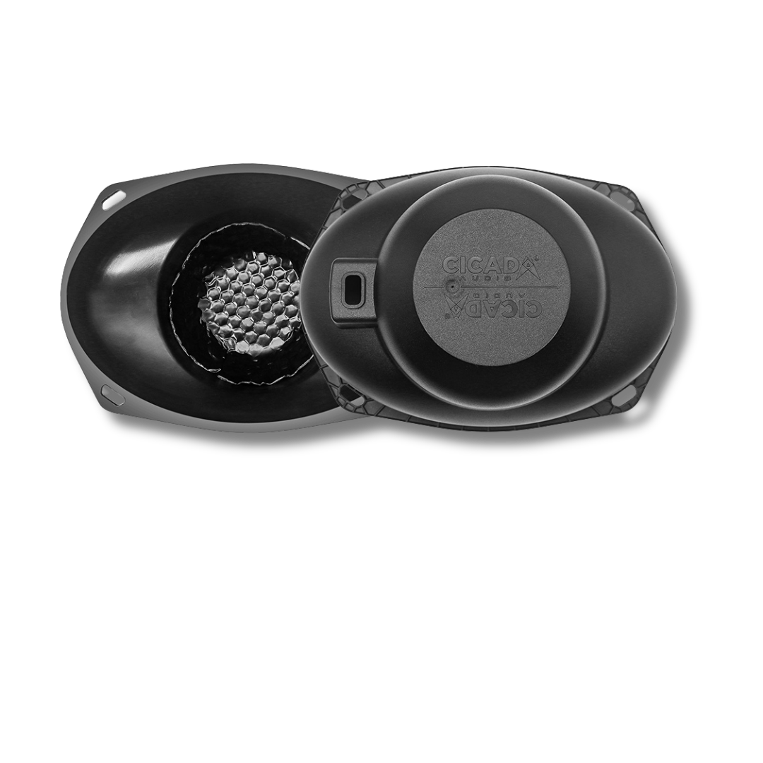 Cicada Audio 24CXK69.2 — 6×9" Mid-Bass Component Speaker Kit for 2024+ Harley Touring Saddlebag Builds (2Ω)