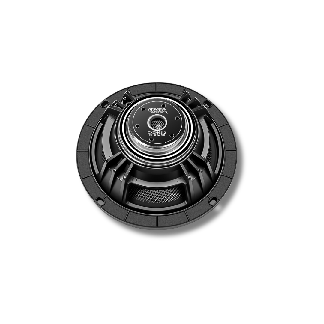 Cicada Audio CXXM65.2 6.5-inch 2-ohm mid-bass motorcycle speakers for Harley-Davidson Touring (pair)