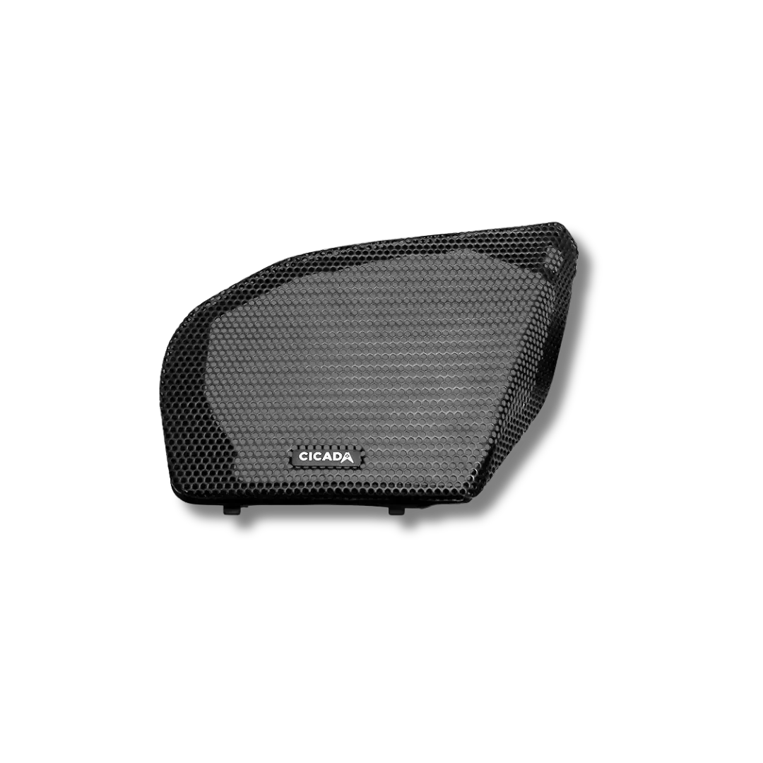 Cicada 4-Channel Amplifier & 2 CHX Pro Horn Front Speakers — 2024+ Road Glide Audio System