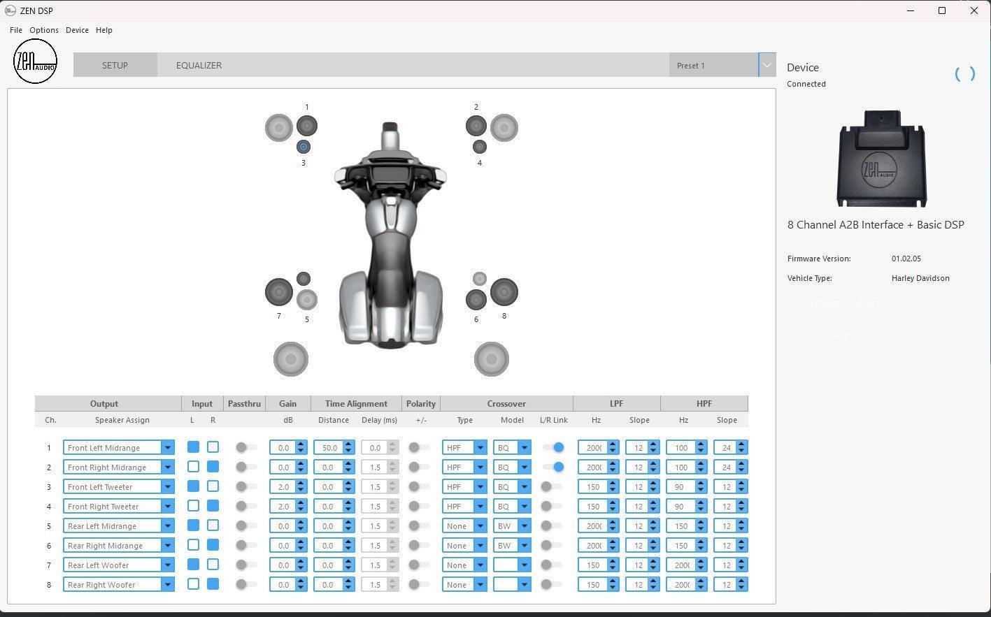 Cicada 4-Channel Amplifier & CHX Pro Horn 6-Speaker System — CVO Street Glide Limited Audio System (FLX2000.4)