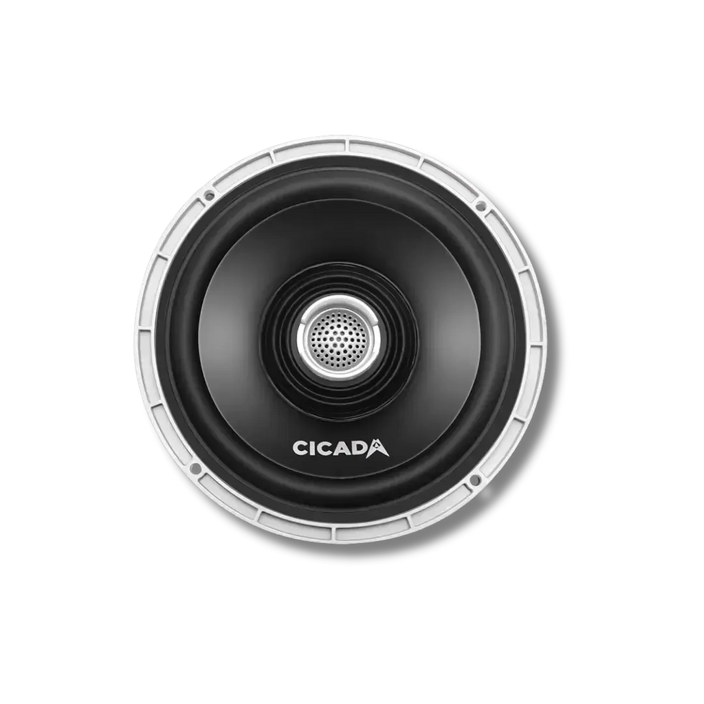 Cicada Audio 14CXCX-2X2 — 500W 2-Channel Amplifier & 6.5″ Coax Speaker Complete System for Harley Touring (2014–2023)