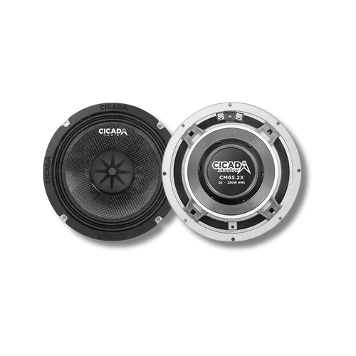 Cicada Audio 14CXK65.2 — 6.5" Mid-Bass Component Speaker Kit for 2014–2023 Harley Touring Models (2Ω)