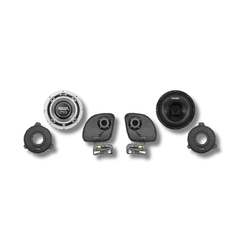 Cicada Audio 14CXK65.2 — 6.5" Mid-Bass Component Speaker Kit for 2014–2023 Harley Touring Models (2Ω)