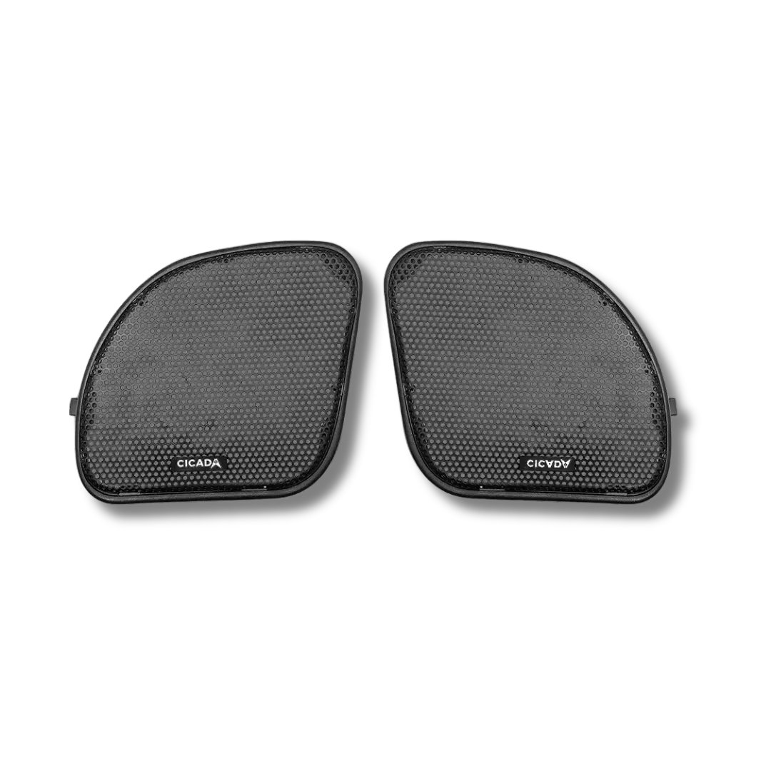 Cicada Audio 14FLXCHX-4X4 — 1000W 4-Channel Amplifier & Pro Coaxial Horn Speaker Complete System for Harley Touring (2014–2023)