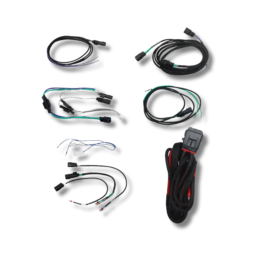 Cicada Audio 14FLXCHX-4X4 — 1000W 4-Channel Amplifier & Pro Coaxial Horn Speaker Complete System for Harley Touring (2014–2023)