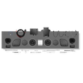 Cicada Audio 14FLXCXX-4X2 – 500W 4-Channel FLX Amplifier & CXX Pro Coaxial Front-Stage System for 2014–2023 Harley Touring