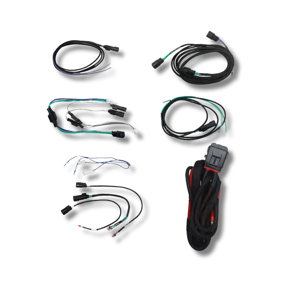 Cicada Audio 14FLXPCHX-4X4 — 1400W 4-Channel DSP Amplifier & Pro Horn Speaker Complete System for Harley Touring (2014–2023)