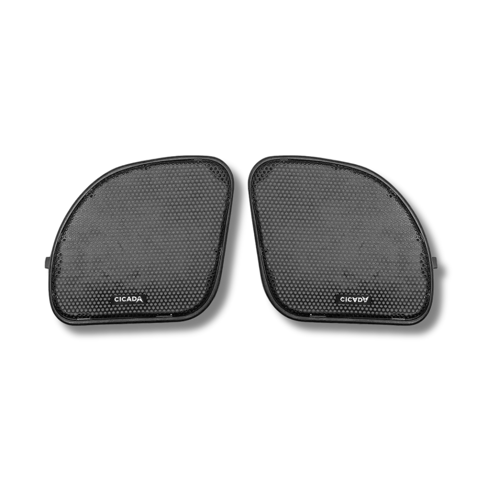 Cicada Audio 14FLXPCHX-4X4 — 1400W 4-Channel DSP Amplifier & Pro Horn Speaker Complete System for Harley Touring (2014–2023)