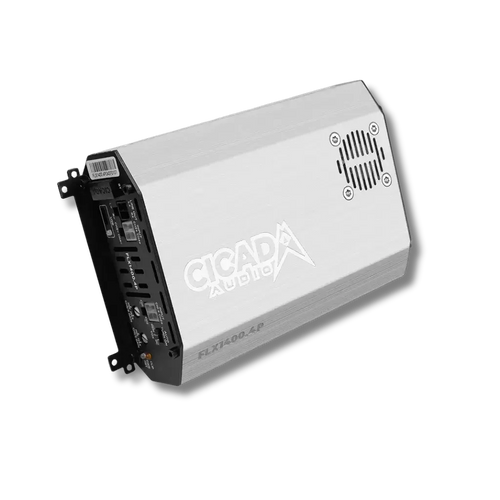 Cicada Audio FLX1400.4PRO High-Power 4-Channel Class-D DSP Amplifier for Harley-Davidson (Harley Touring)