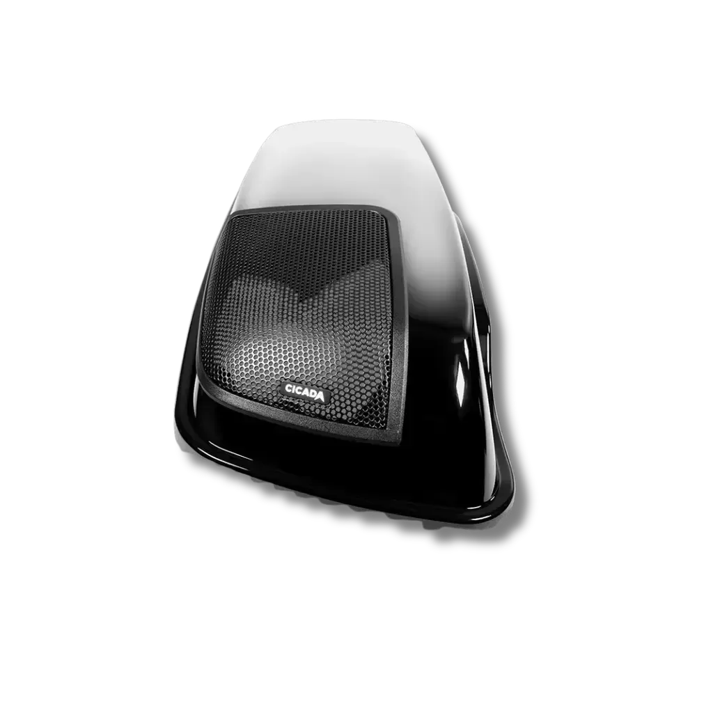 Cicada Audio 14HDLID69 6×9″ Saddlebag Lid Speaker Kit – Vivid Black (2014–2023 Harley Touring)
