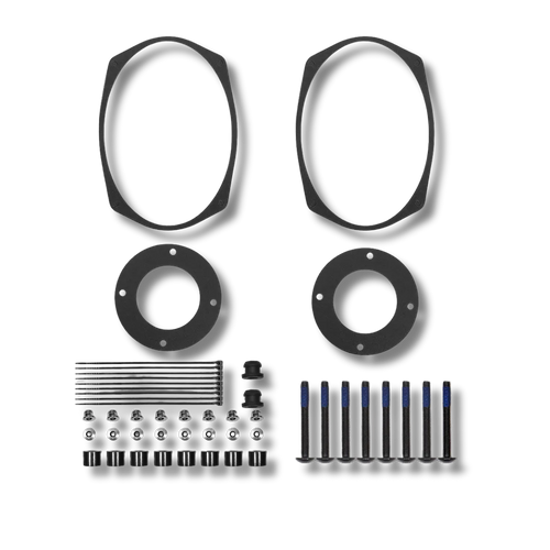 Cicada Audio 24CHD69TB — 2024+ H-D® 6×9 Tweeter Bridge for Saddlebag Lid Kit (Pair)