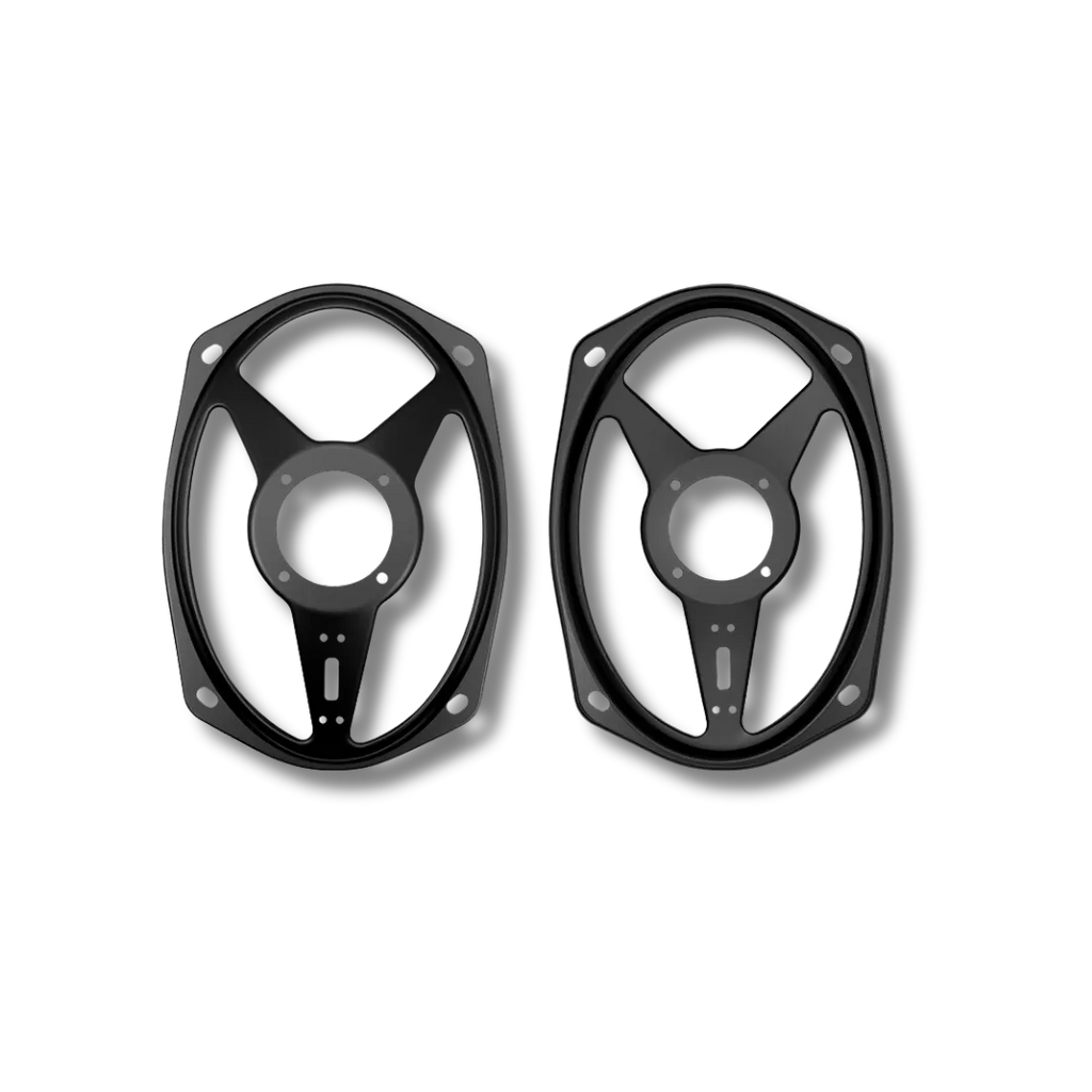 Cicada Audio 24CHD69TB — 2024+ H-D® 6×9 Tweeter Bridge for Saddlebag Lid Kit (Pair)