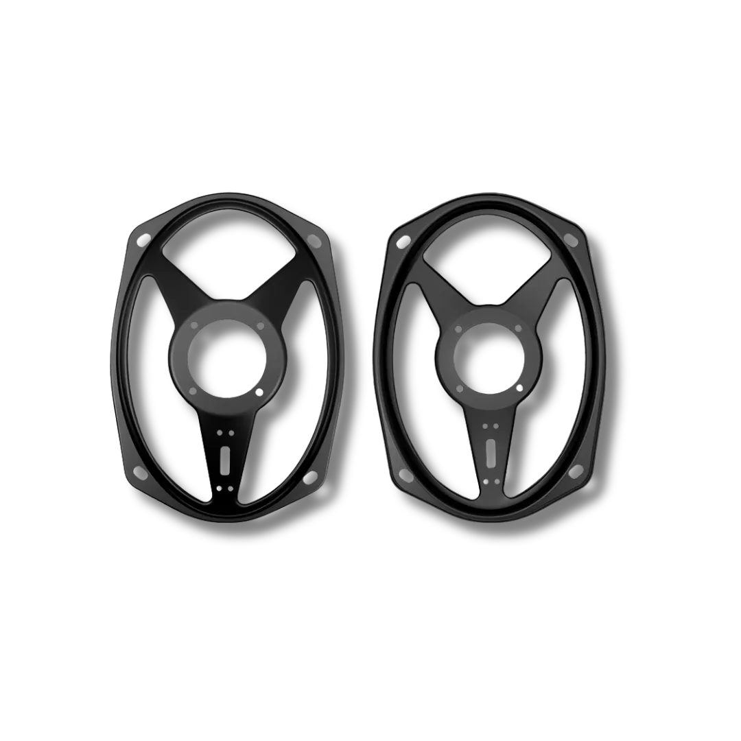 Cicada Audio 24CHD69TB — 2024+ H-D® 6×9 Tweeter Bridge for Saddlebag Lid Kit (Pair)