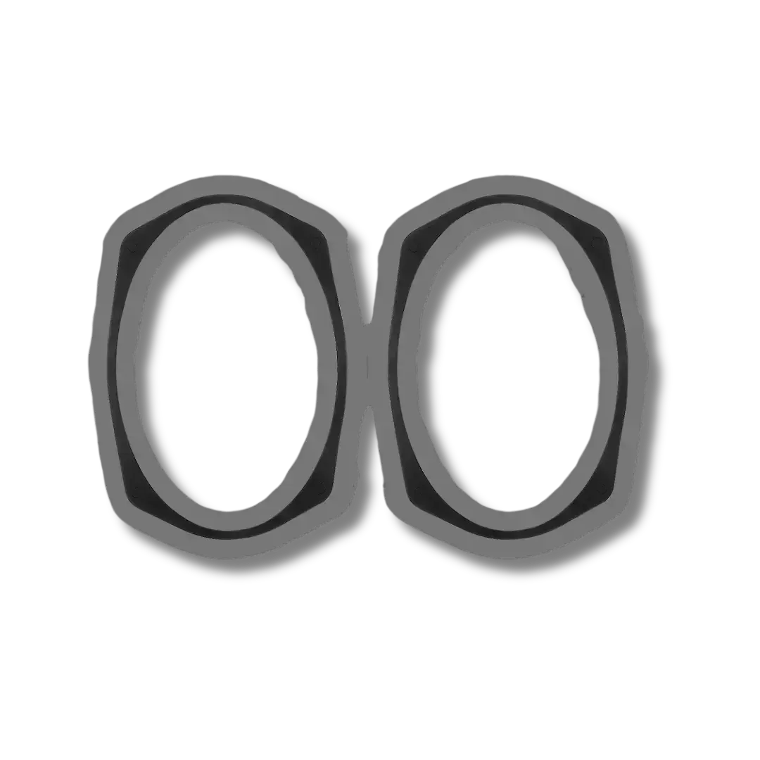 Cicada Audio 24CHDLID — 6×9" Saddlebag Lid Cut-In Speaker Kit for 2024+ Harley-Davidson Touring