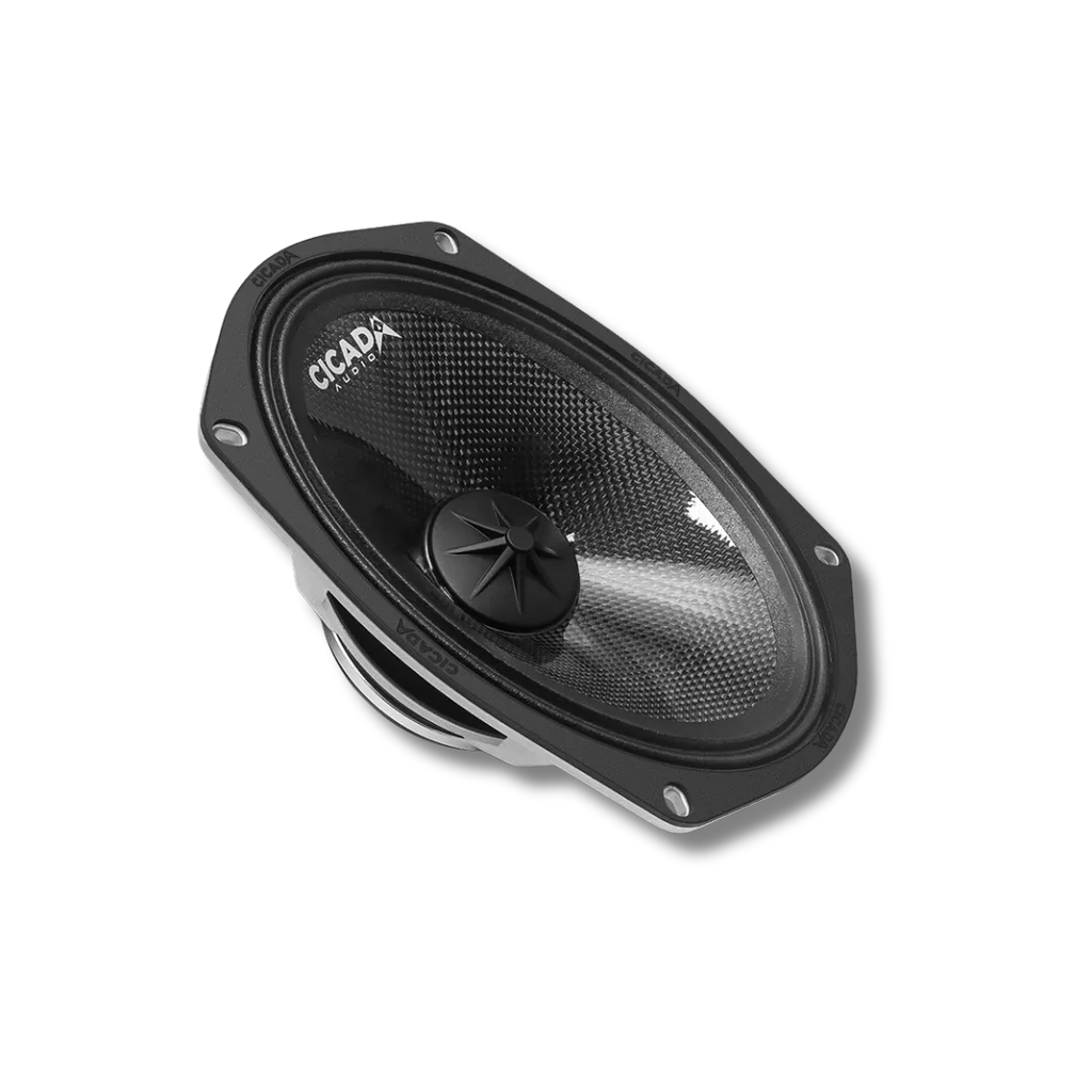 Cicada Audio 24CXK69.4 — 6×9" Mid-Bass Component Speaker Kit for 2024+ Harley Touring Saddlebag Builds (4Ω)