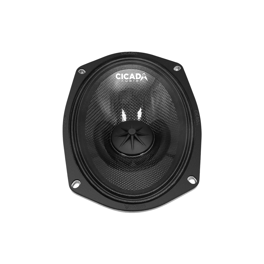 Cicada Audio 24CXK69.4 — 6×9" Mid-Bass Component Speaker Kit for 2024+ Harley Touring Saddlebag Builds (4Ω)