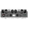 Cicada Audio 24FLXPCH-4X4RG – Level 3 PRO Full Stage Kit for 2024+ Road Glide® (1,400W DSP + Horn Coaxials)