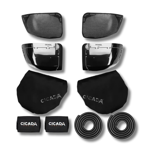 Cicada Audio 24CHDLID 6x9 inch saddlebag lid cut-in speaker kit for 2024+ Harley-Davidson Touring