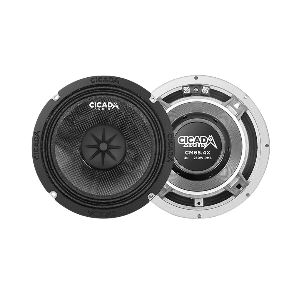 Cicada Audio 24FLXPCM-4X4SG — Level 4 PRO Front Stage Kit for 2024+ Street Glide® (DSP + Carbon Matrix Active Component)