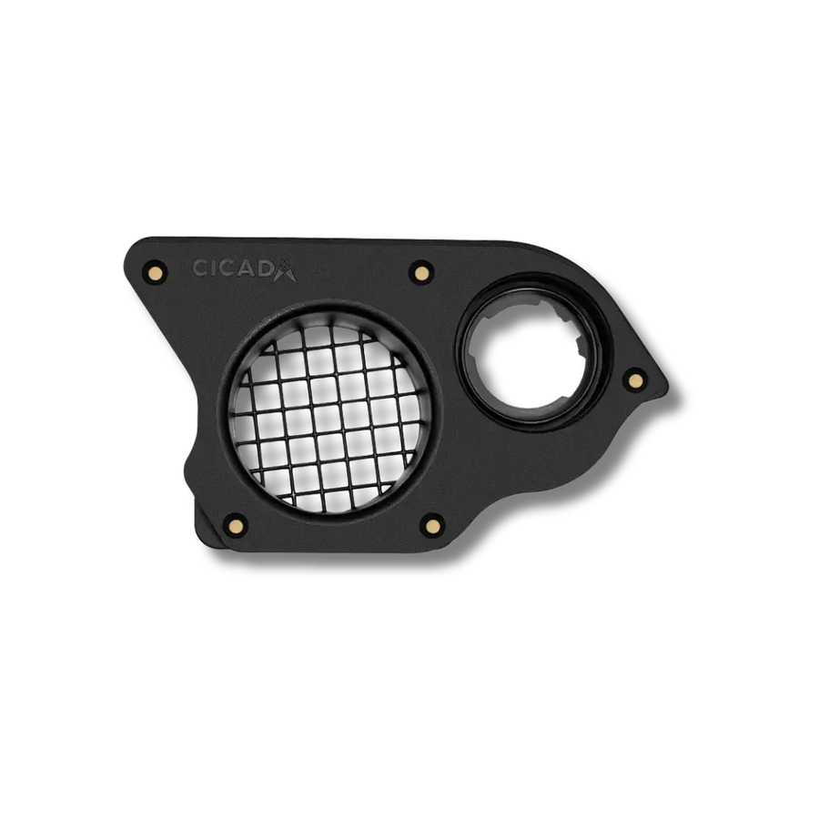 Cicada Audio 24HDPORT3 3″ Right-Angle Port with Pass-Through Plugs (2024+ Harley Touring)