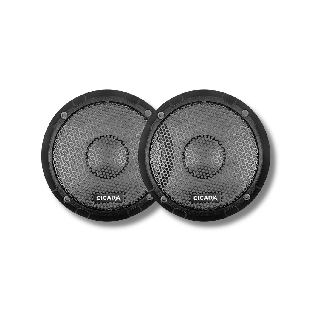 Cicada Audio C65G — Custom Tooled Speaker Grilles for 6.5″ Cicada Audio Speakers (Pair)