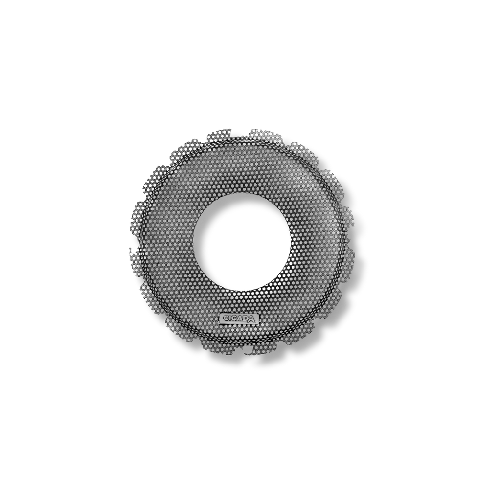 Cicada Audio CBG65F — 6.5″ Flush Style Billet Speaker Grilles (Black Aluminium Rings, Pair)