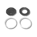 Cicada Audio CBG65FR — 6.5″ Flush Style Speaker Grilles (Raw Rings / Black Grilles)