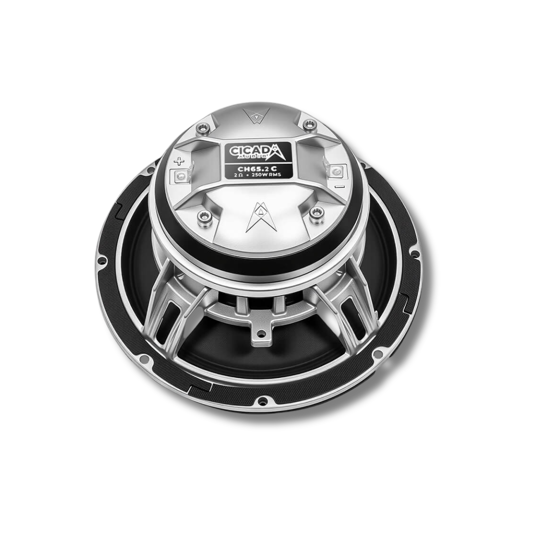 Cicada Audio CH65.2C — Larry Frederick Classic 6.5″ Horn Coaxial Motorcycle Speakers (2Ω)