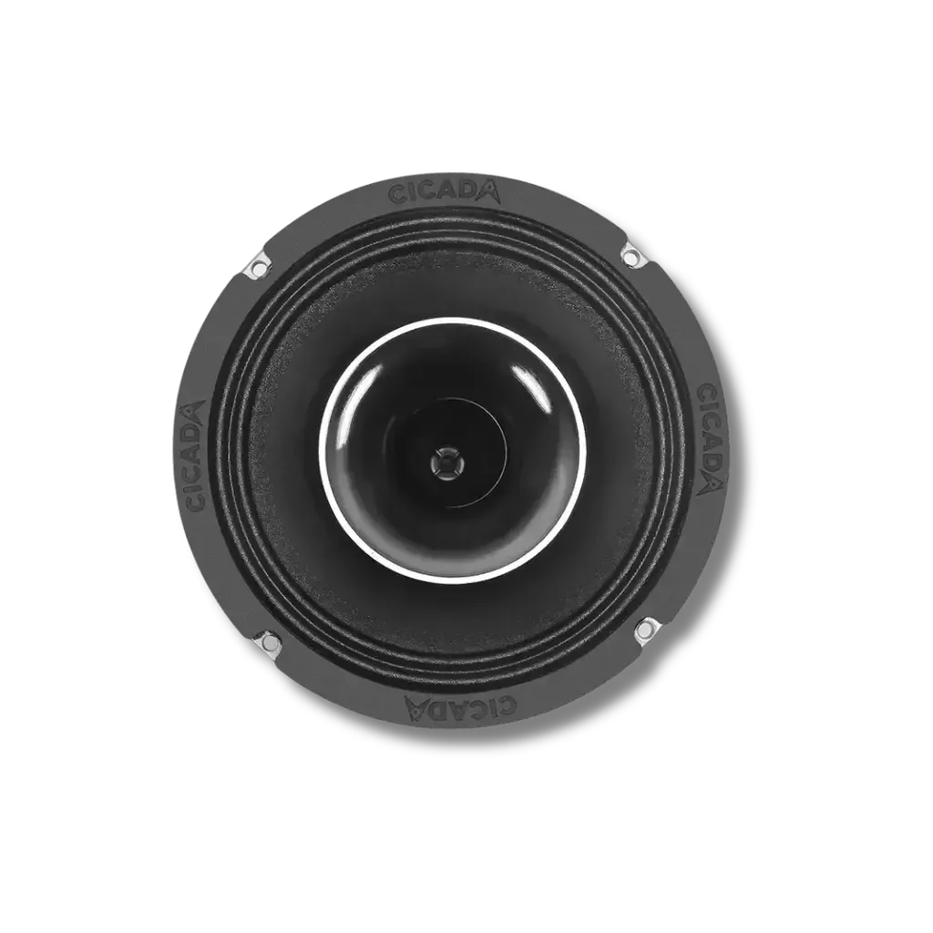 Cicada Audio CH65.2v2 — 6.5" High-Efficiency Horn Coaxial Motorcycle Speakers (2Ω)