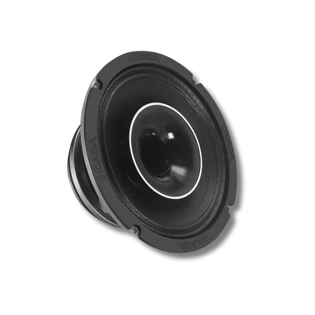 Cicada Audio CH65.2v2 — 6.5" High-Efficiency Horn Coaxial Motorcycle Speakers (2Ω)