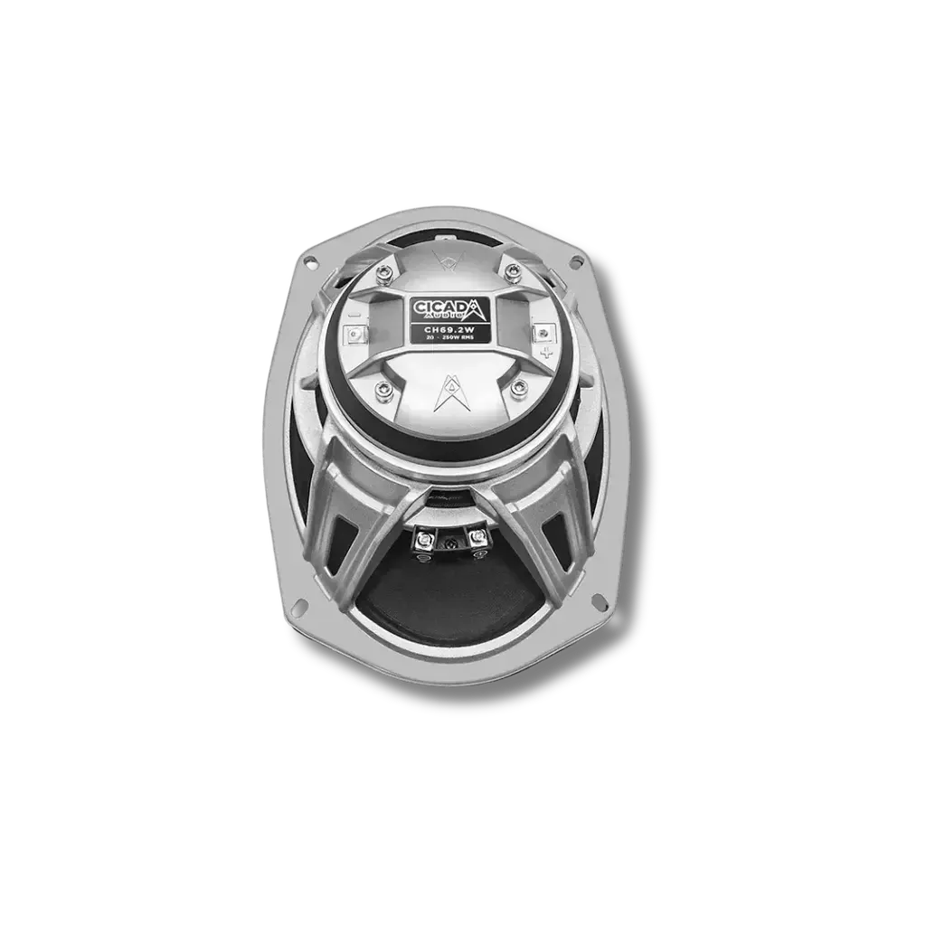 Cicada Audio CH69.2W — 6x9" All-Weather Horn Coaxial Motorcycle Speakers (2Ω)