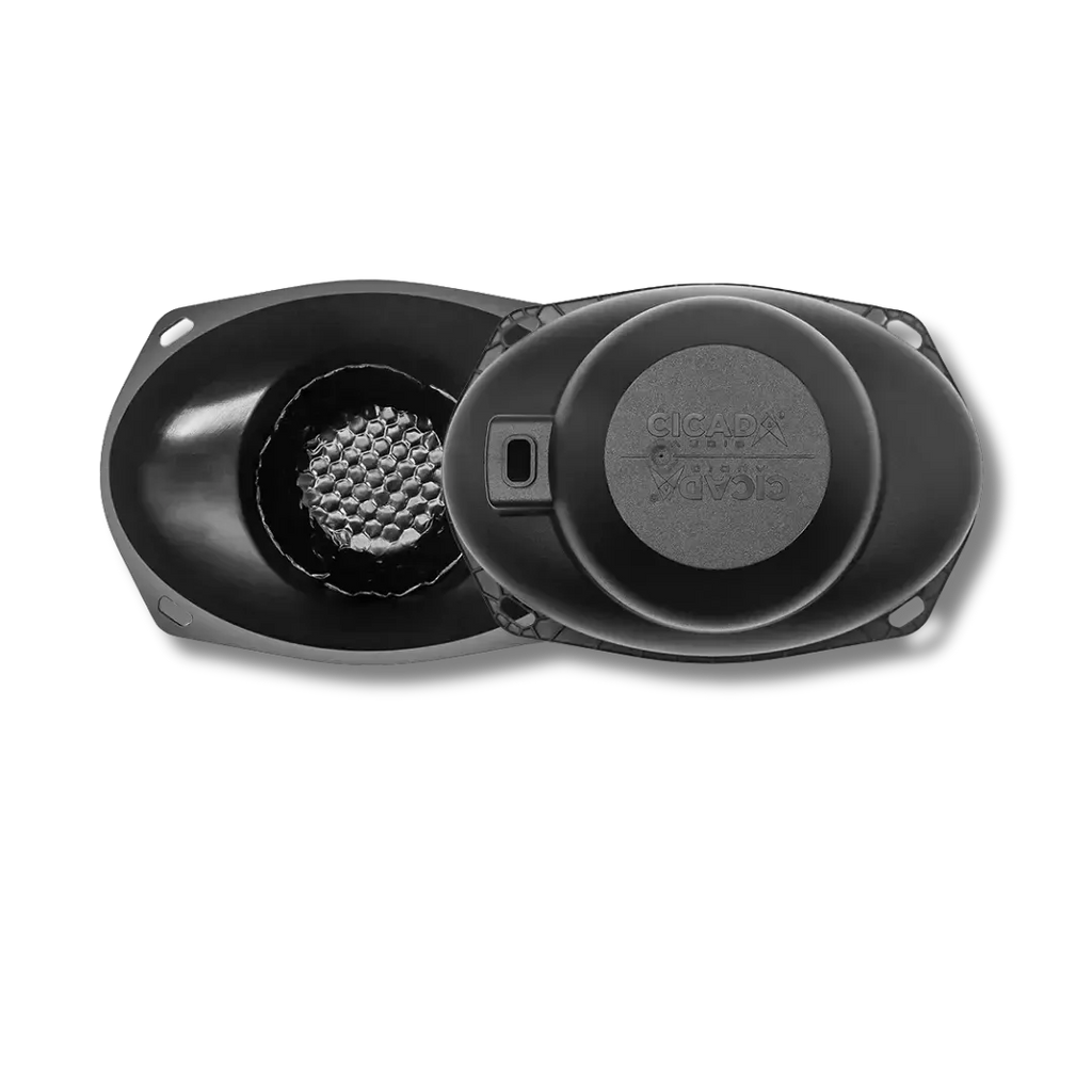 Cicada Audio CHD69HD — 6×9″ Coax Horn Saddlebag ABS Dividers (Pair)