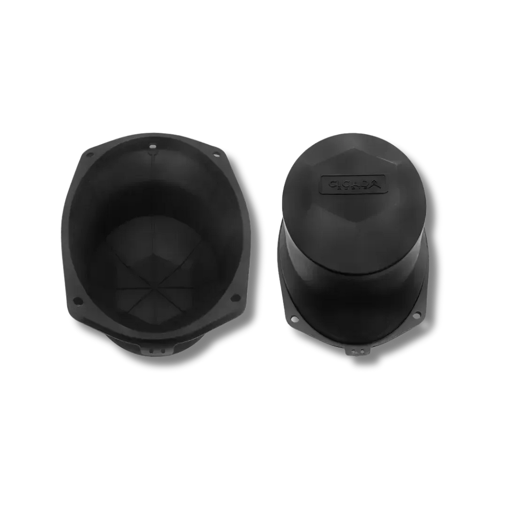 Cicada Audio CHD69SD — 6×9″ Silicone Saddlebag Speaker Divider (Pair)